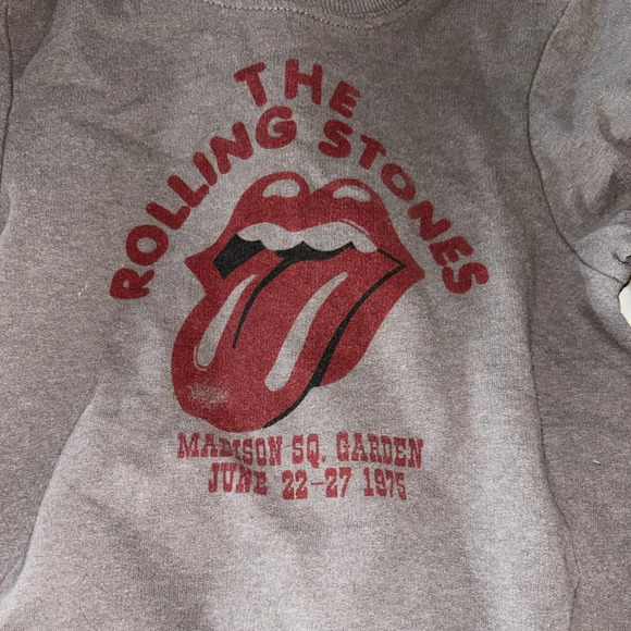 ROLLING STONES long sleeve gray sweatshirt toddler 4T - Picture 4 of 5